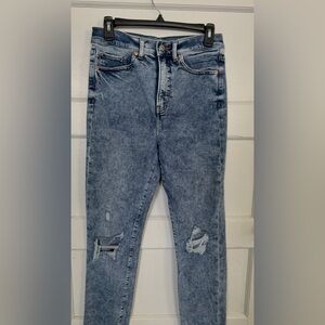 Express Blue Skinny Jeans